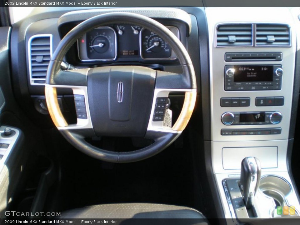 Ebony Black Interior Dashboard for the 2009 Lincoln MKX  #45717862
