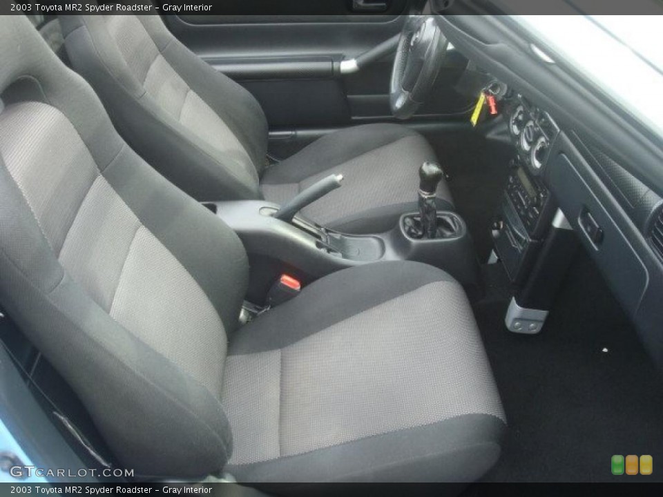 Gray Interior Photo for the 2003 Toyota MR2 Spyder Roadster #45719124