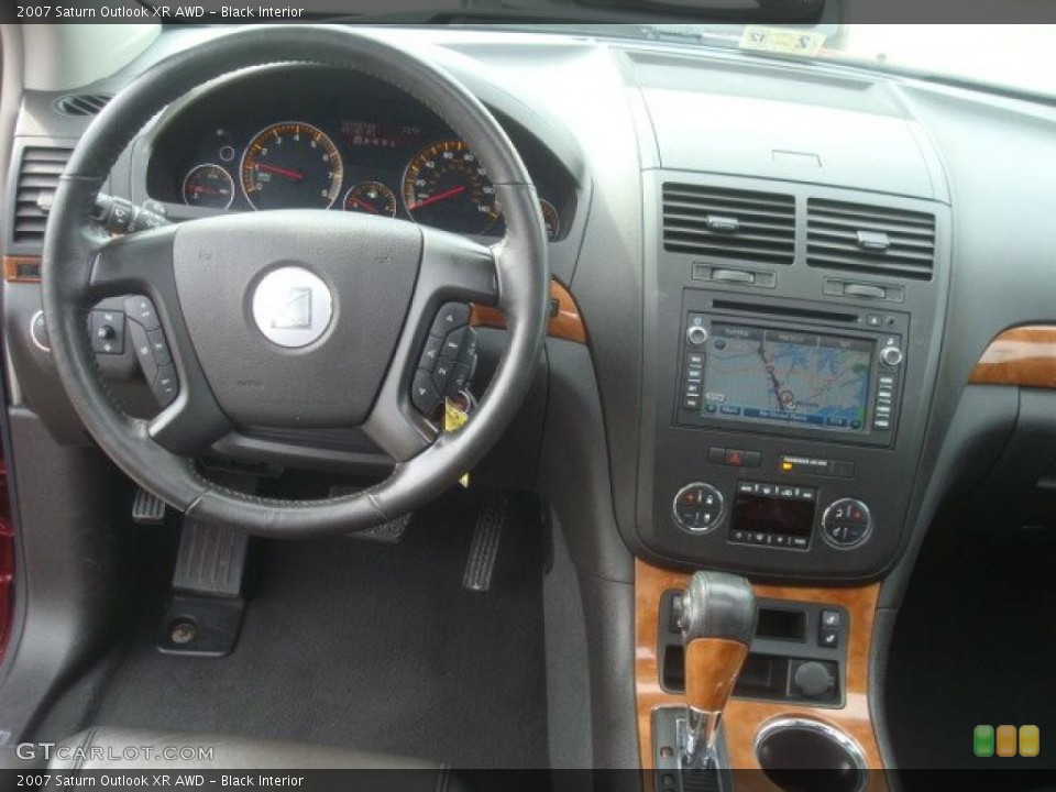 Black Interior Dashboard for the 2007 Saturn Outlook XR AWD #45719380