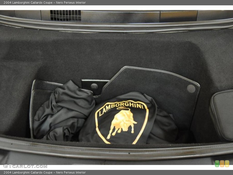 Nero Perseus Interior Trunk for the 2004 Lamborghini Gallardo Coupe #45720020