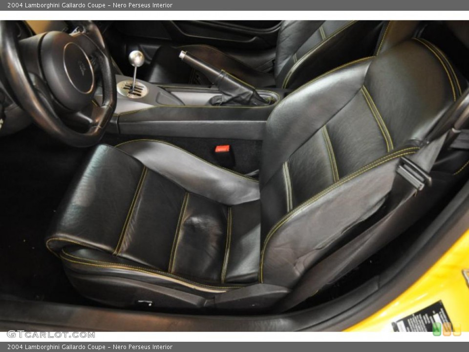 Nero Perseus Interior Photo for the 2004 Lamborghini Gallardo Coupe #45720072