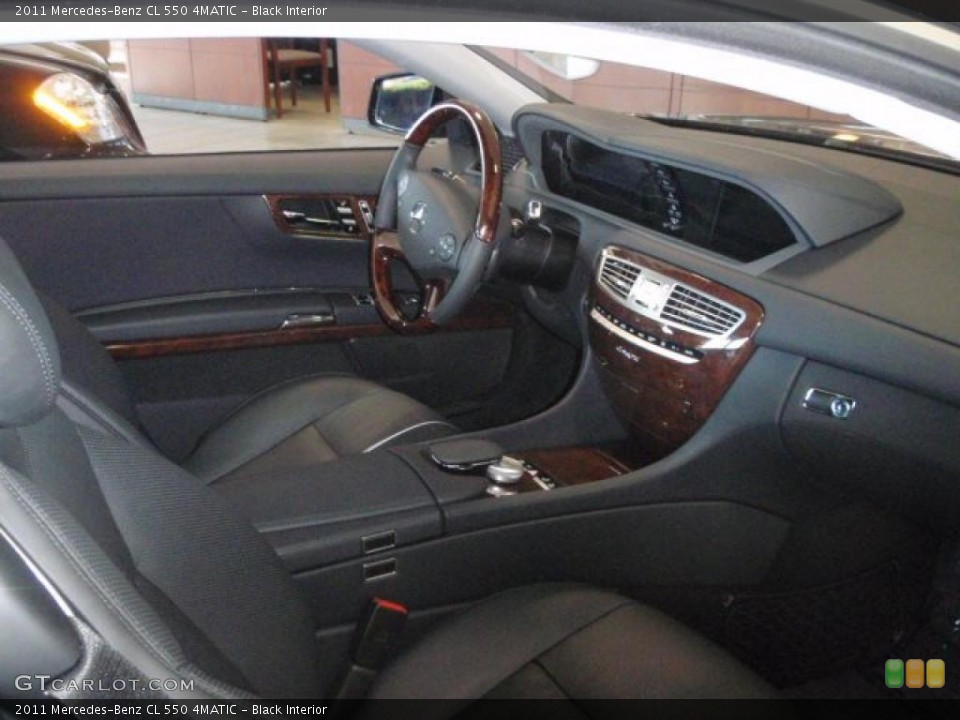 Black Interior Photo for the 2011 Mercedes-Benz CL 550 4MATIC #45720116