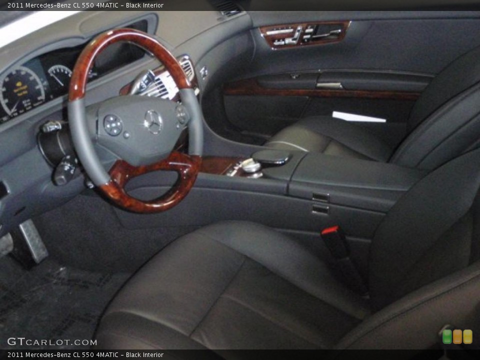 Black Interior Photo for the 2011 Mercedes-Benz CL 550 4MATIC #45720136