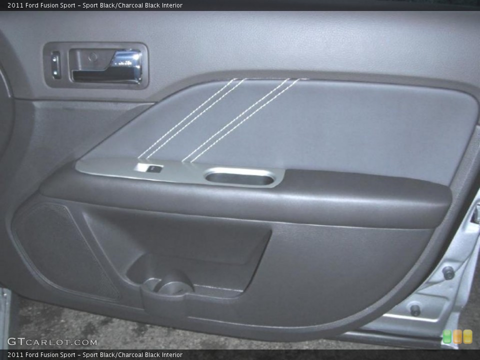 Sport Black/Charcoal Black Interior Door Panel for the 2011 Ford Fusion Sport #45720528