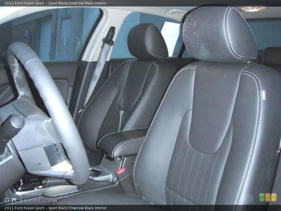 Sport Black/Charcoal Black Interior Photo for the 2011 Ford Fusion Sport #45720552