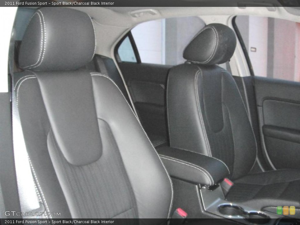 Sport Black/Charcoal Black Interior Photo for the 2011 Ford Fusion Sport #45720558