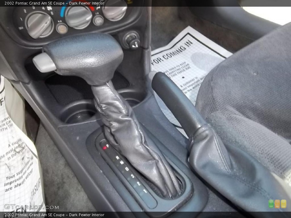 Dark Pewter Interior Transmission for the 2002 Pontiac Grand Am SE Coupe #45720765