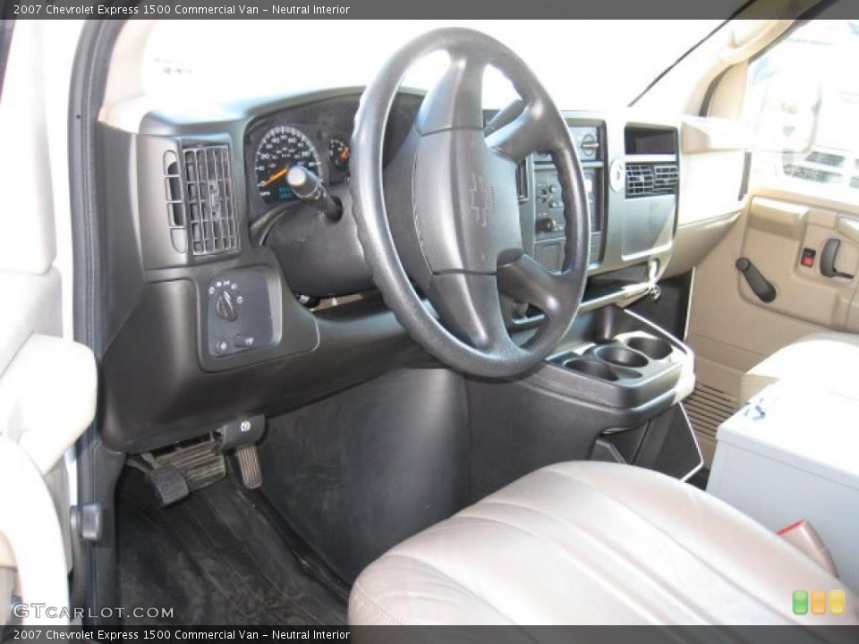 Neutral Interior Dashboard for the 2007 Chevrolet Express 1500 Commercial Van #45723571