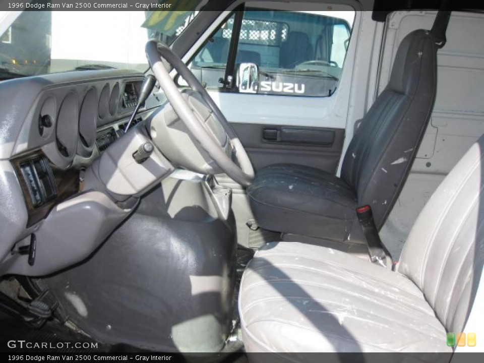 Gray 1996 Dodge Ram Van Interiors