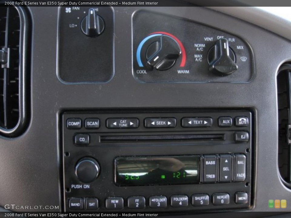 Medium Flint Interior Controls for the 2008 Ford E Series Van E350 Super Duty Commericial Extended #45723758