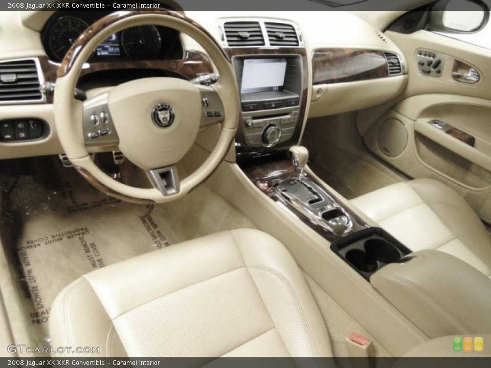 Caramel Interior Prime Interior for the 2008 Jaguar XK XKR Convertible #45729202