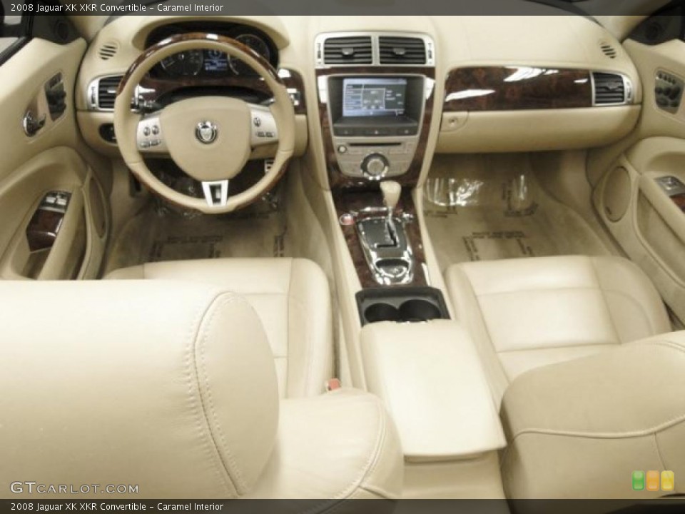 Caramel Interior Dashboard for the 2008 Jaguar XK XKR Convertible #45729354
