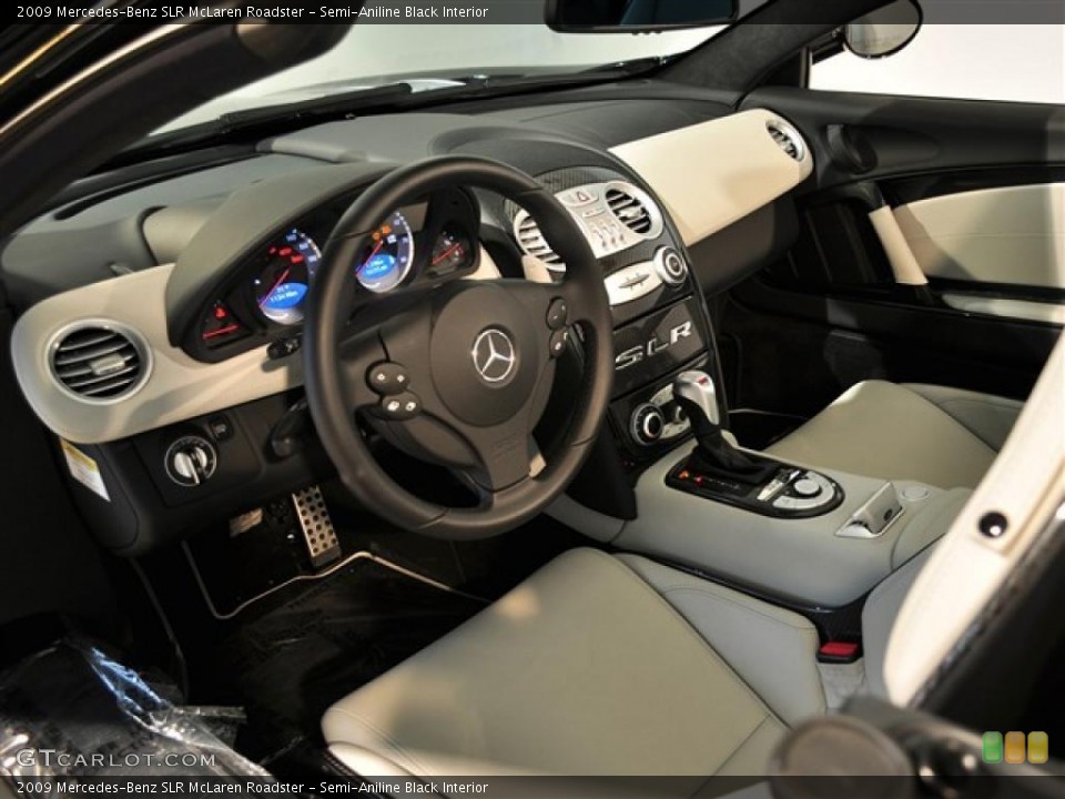 Semi-Aniline Black 2009 Mercedes-Benz SLR Interiors