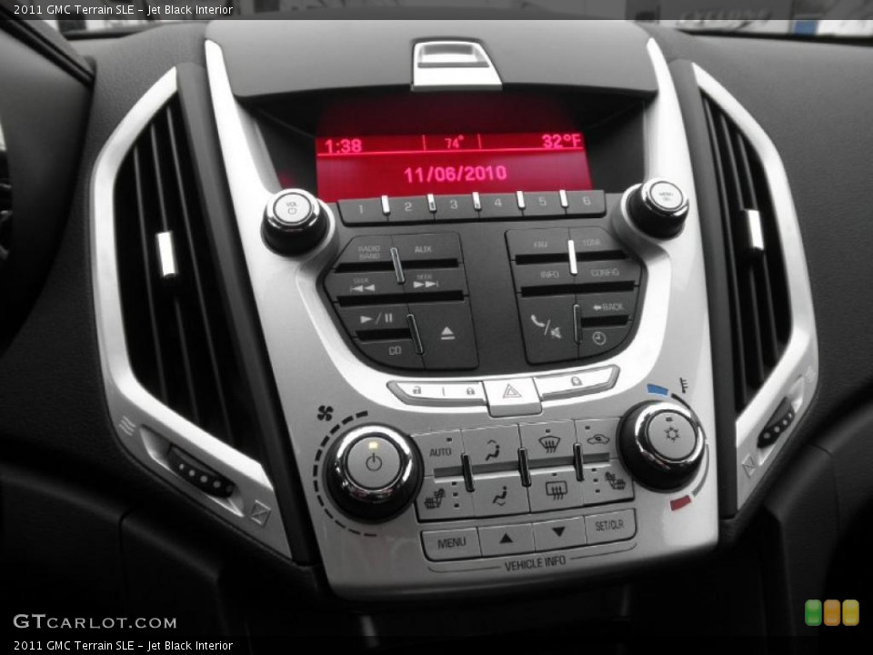Jet Black Interior Controls for the 2011 GMC Terrain SLE #45730258