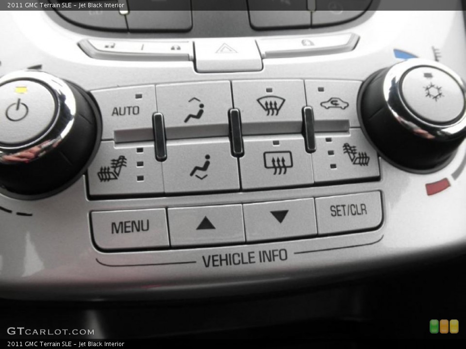 Jet Black Interior Controls for the 2011 GMC Terrain SLE #45730266