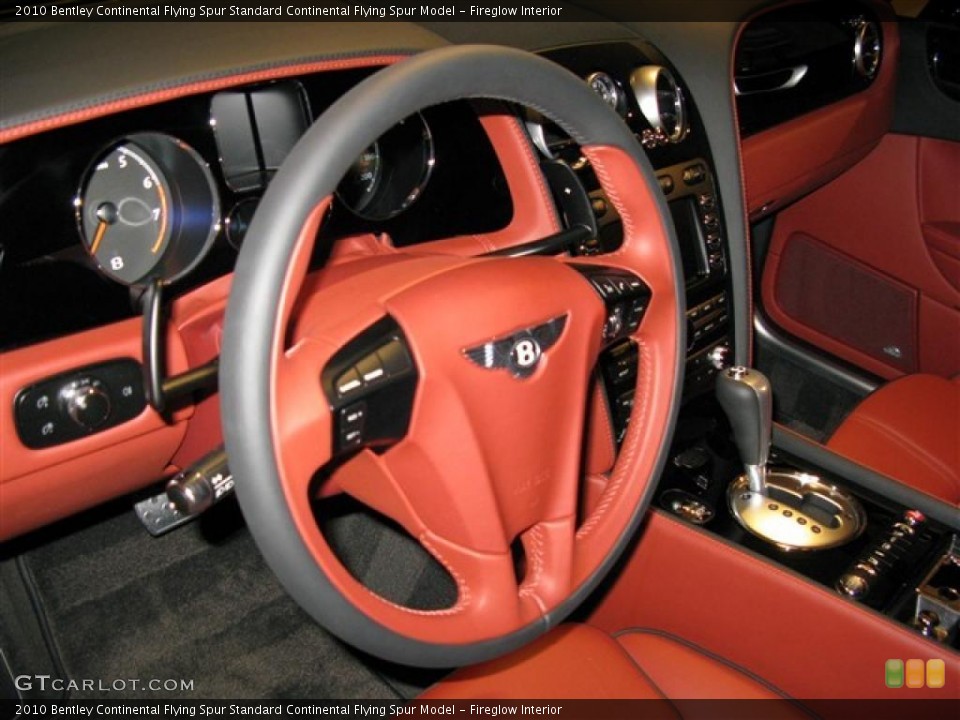 Fireglow Interior Steering Wheel for the 2010 Bentley Continental Flying Spur  #45730318