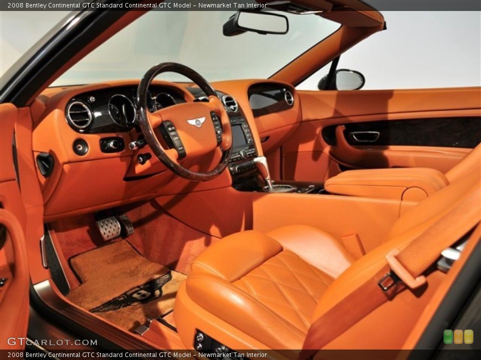 Newmarket Tan Interior Photo for the 2008 Bentley Continental GTC  #45730594