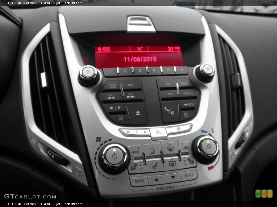 Jet Black Interior Controls for the 2011 GMC Terrain SLT AWD #45730946