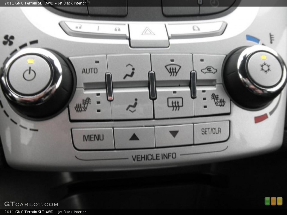 Jet Black Interior Controls for the 2011 GMC Terrain SLT AWD #45730950