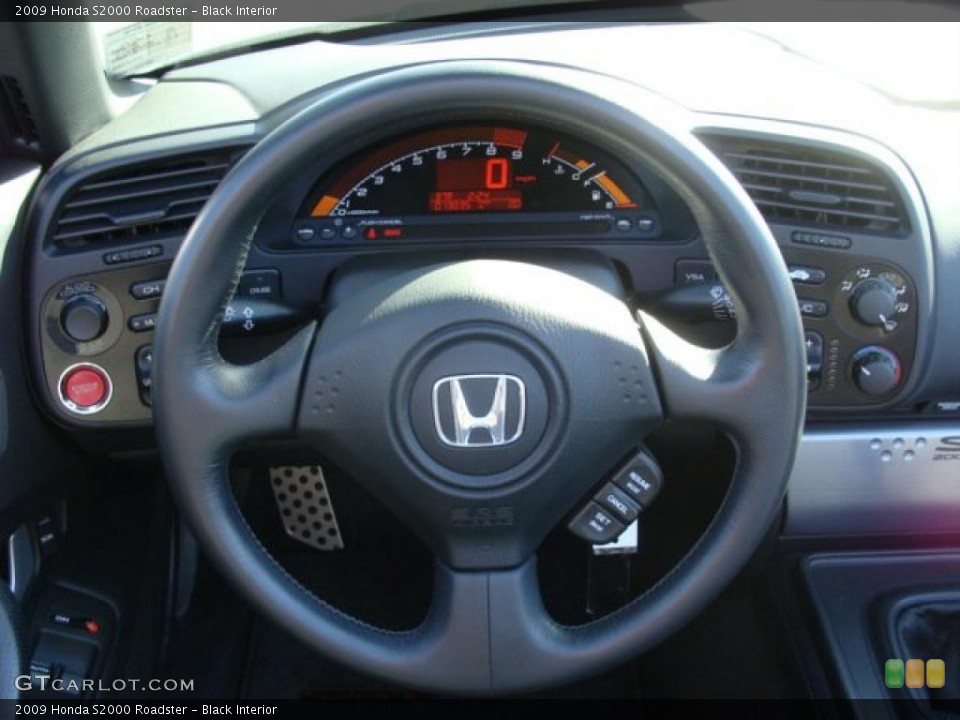 Black Interior Steering Wheel for the 2009 Honda S2000 Roadster #45732210