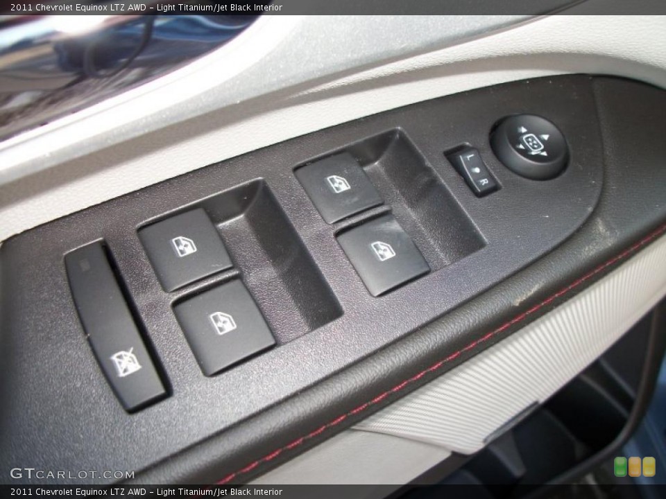 Light Titanium/Jet Black Interior Controls for the 2011 Chevrolet Equinox LTZ AWD #45733930