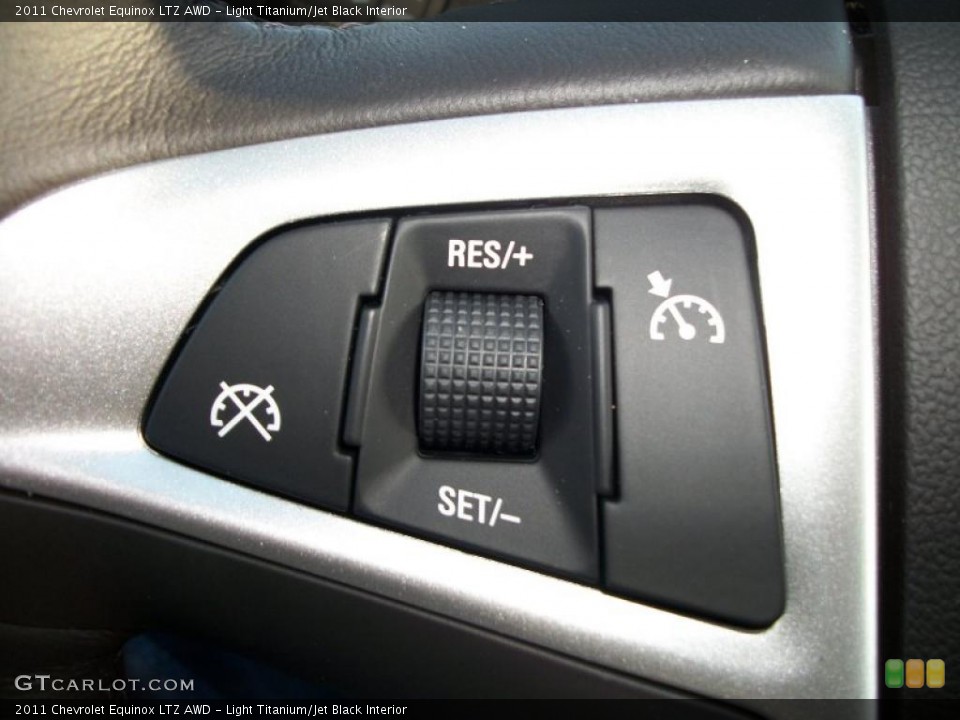 Light Titanium/Jet Black Interior Controls for the 2011 Chevrolet Equinox LTZ AWD #45734154