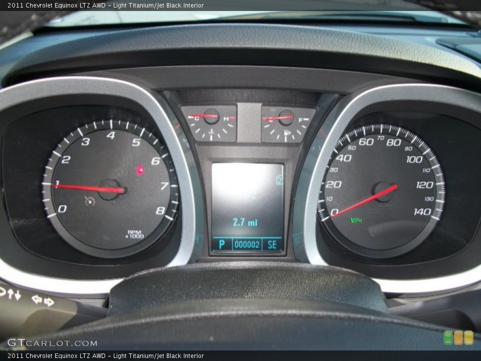Light Titanium/Jet Black Interior Gauges for the 2011 Chevrolet Equinox LTZ AWD #45734170