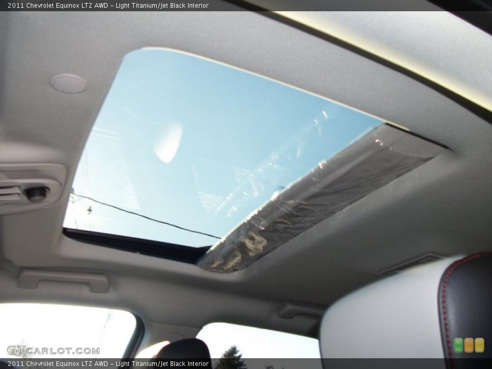 Light Titanium/Jet Black Interior Sunroof for the 2011 Chevrolet Equinox LTZ AWD #45734206