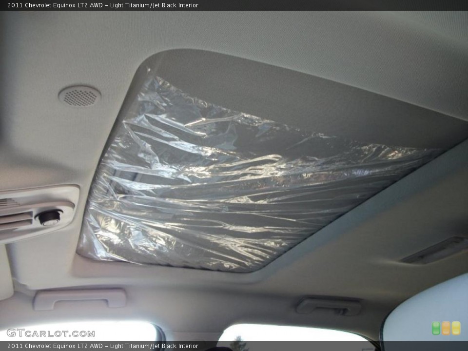 Light Titanium/Jet Black Interior Sunroof for the 2011 Chevrolet Equinox LTZ AWD #45734210