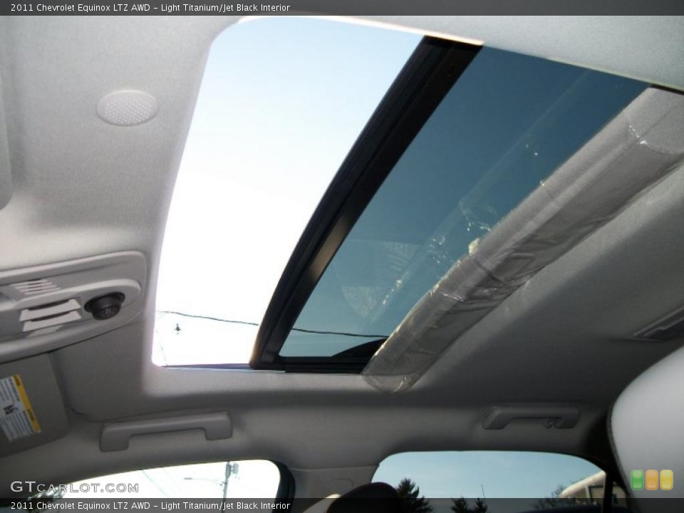 Light Titanium/Jet Black Interior Sunroof for the 2011 Chevrolet Equinox LTZ AWD #45734214