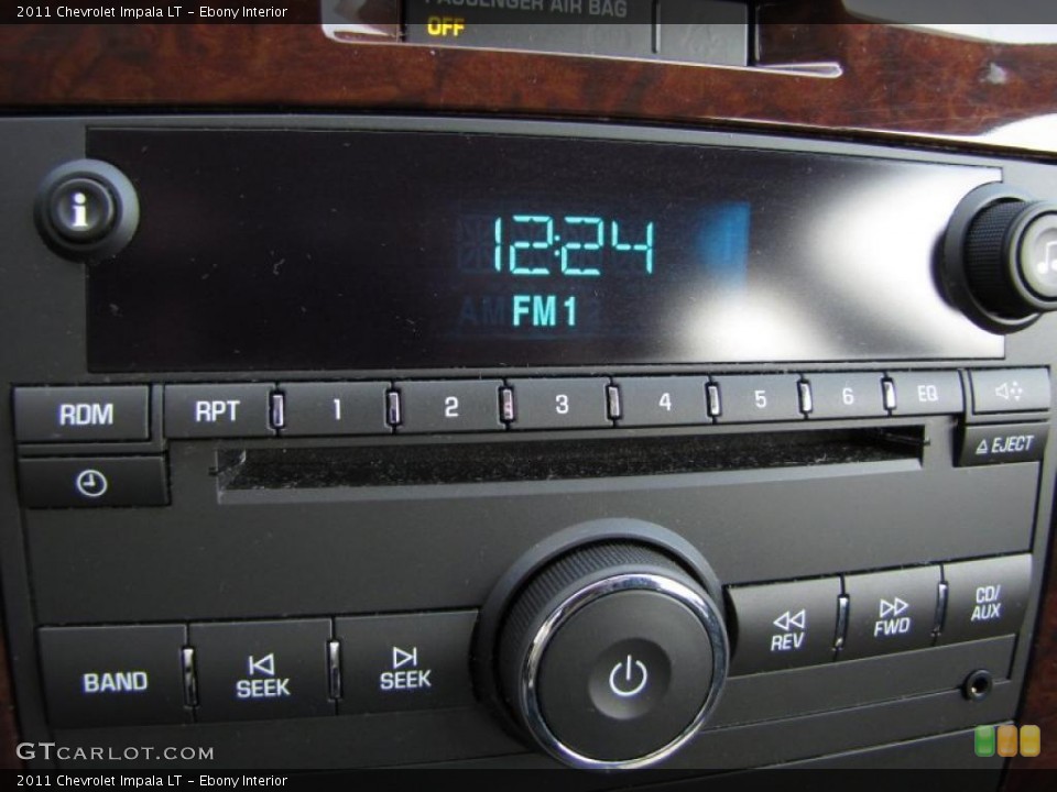 Ebony Interior Controls for the 2011 Chevrolet Impala LT #45734550
