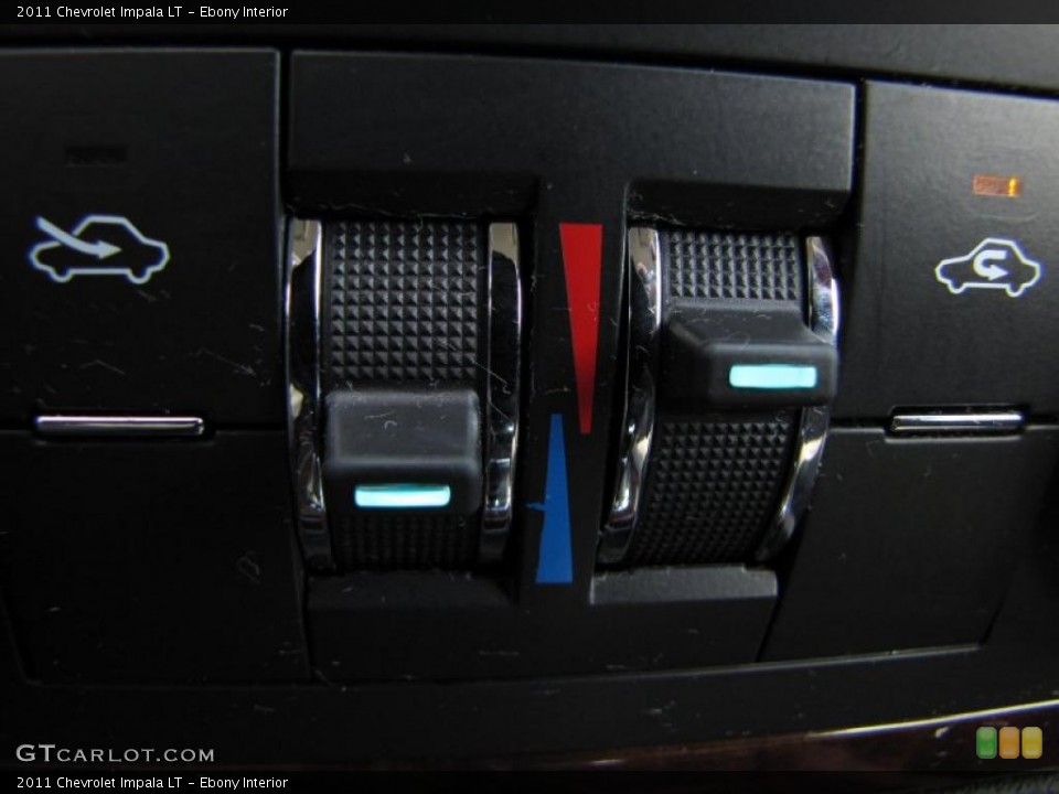 Ebony Interior Controls for the 2011 Chevrolet Impala LT #45734558