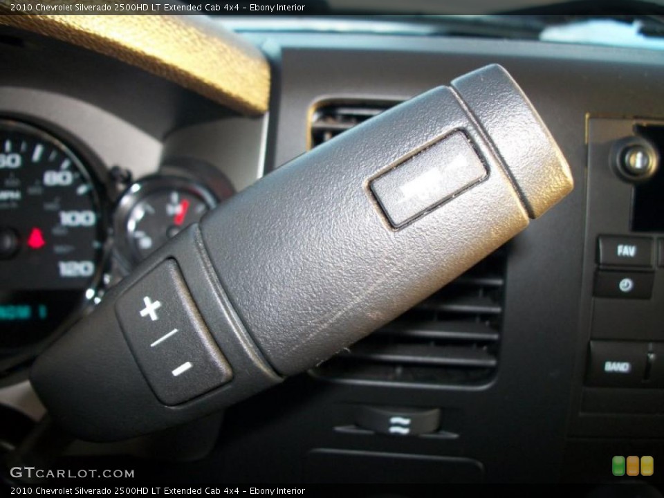 Ebony Interior Transmission for the 2010 Chevrolet Silverado 2500HD LT Extended Cab 4x4 #45734958
