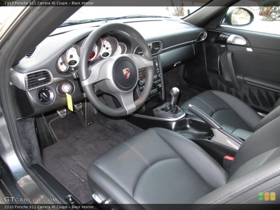 Black Interior Photo for the 2010 Porsche 911 Carrera 4S Coupe #45735106