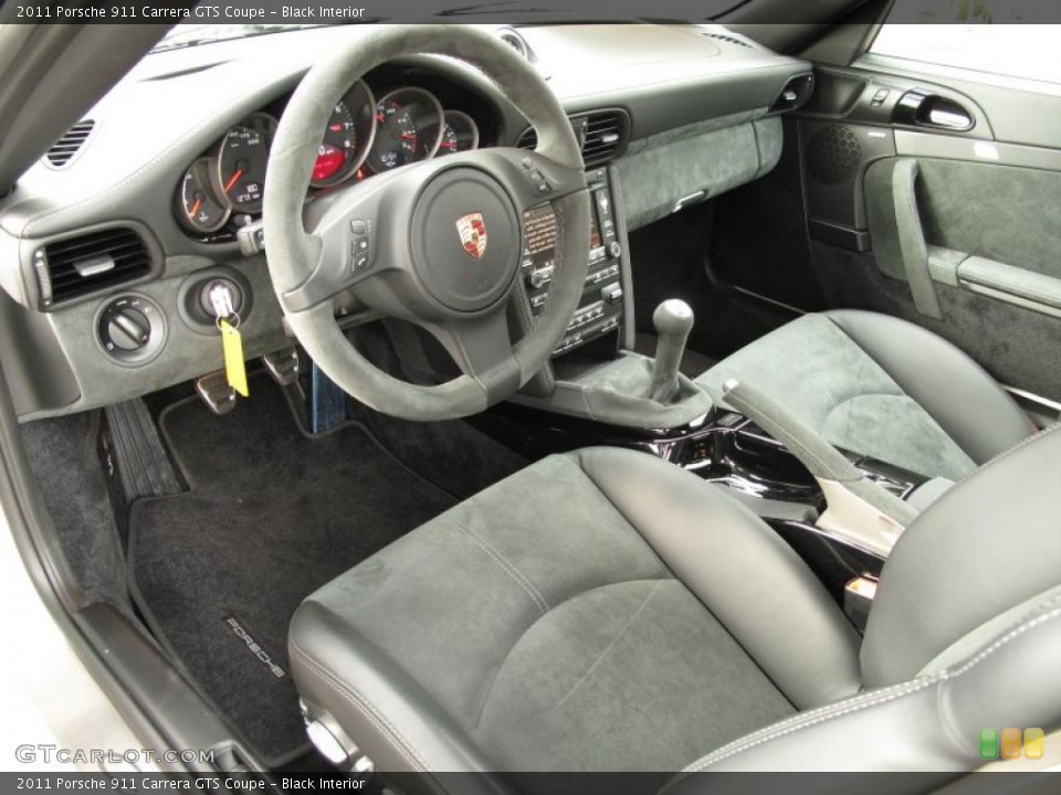 Black Interior Prime Interior for the 2011 Porsche 911 Carrera GTS Coupe #45735370