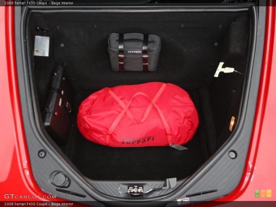 Beige Interior Trunk for the 2008 Ferrari F430 Coupe #45737178