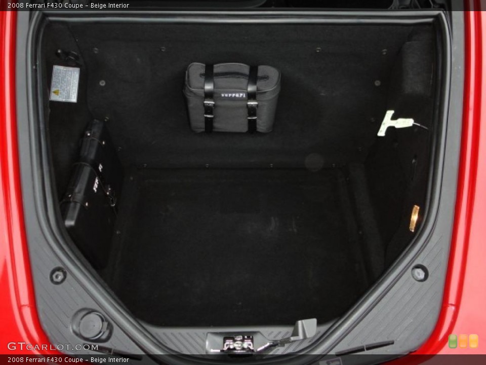 Beige Interior Trunk for the 2008 Ferrari F430 Coupe #45737186