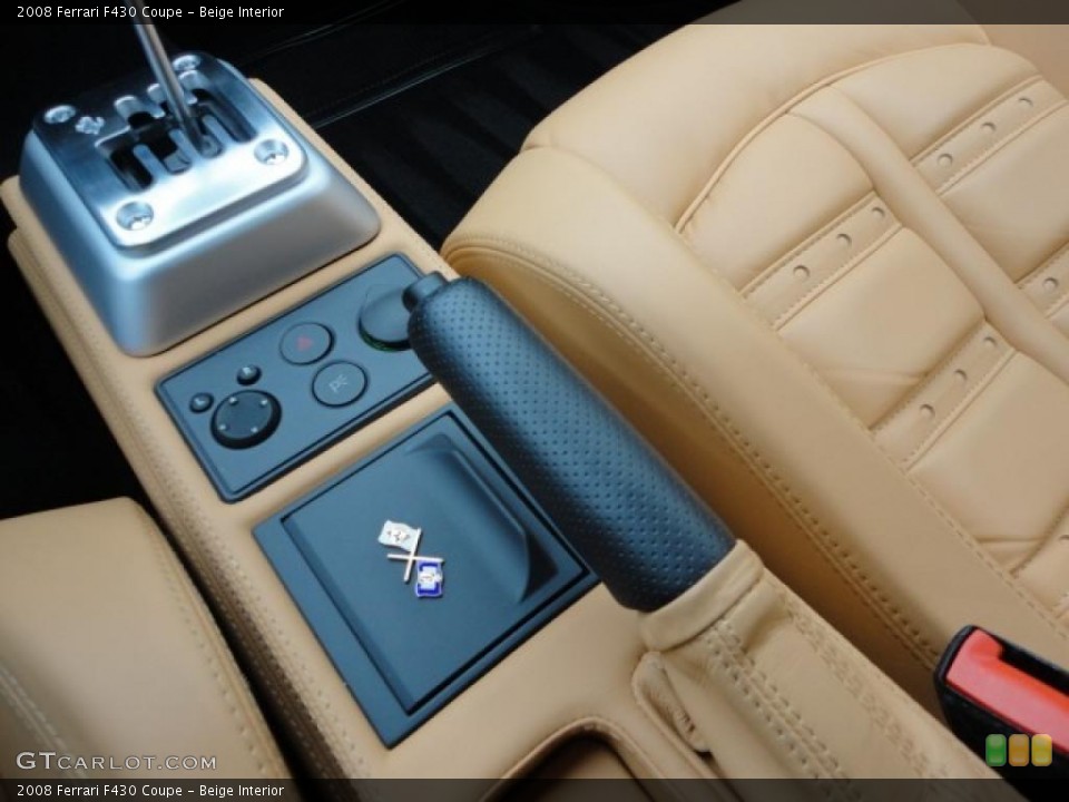 Beige Interior Controls for the 2008 Ferrari F430 Coupe #45737430