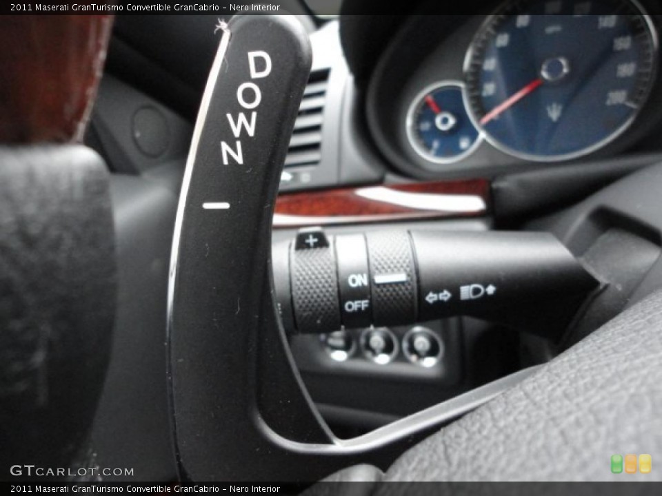 Nero Interior Transmission for the 2011 Maserati GranTurismo Convertible GranCabrio #45737778