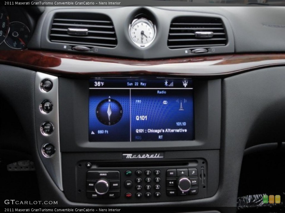 Nero Interior Controls for the 2011 Maserati GranTurismo Convertible GranCabrio #45737858