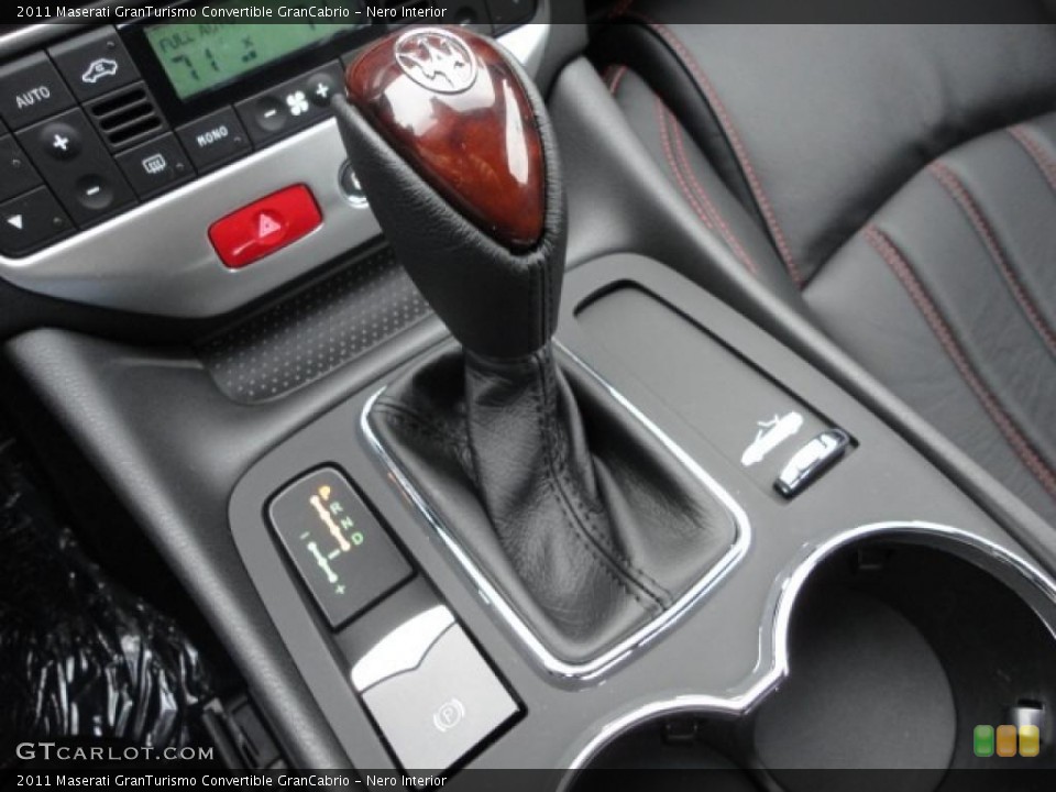 Nero Interior Transmission for the 2011 Maserati GranTurismo Convertible GranCabrio #45737918