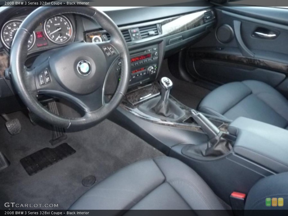 Black Interior Photo for the 2008 BMW 3 Series 328xi Coupe #45739466