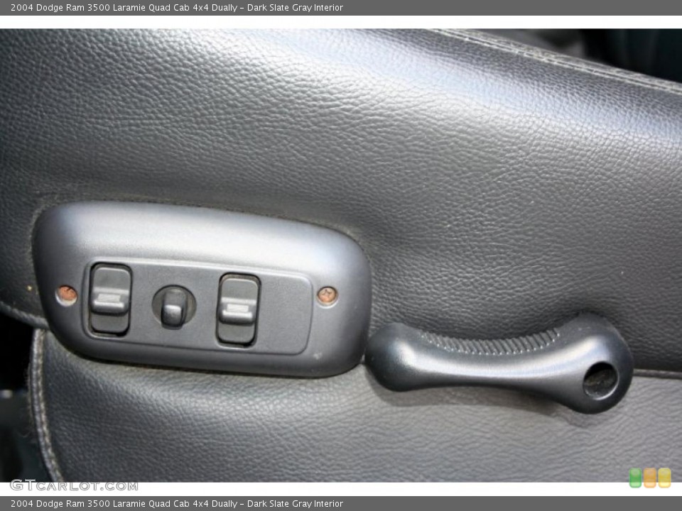 Dark Slate Gray Interior Controls for the 2004 Dodge Ram 3500 Laramie Quad Cab 4x4 Dually #45740014