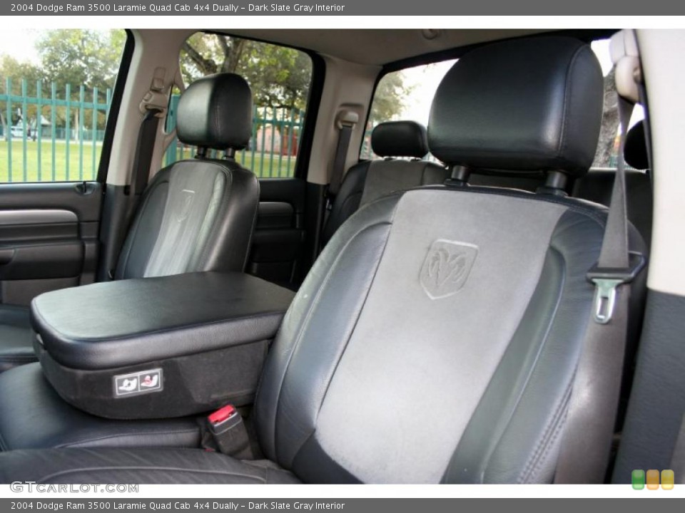 Dark Slate Gray Interior Photo for the 2004 Dodge Ram 3500 Laramie Quad Cab 4x4 Dually #45740682