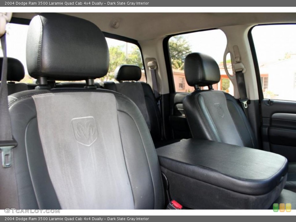 Dark Slate Gray Interior Photo for the 2004 Dodge Ram 3500 Laramie Quad Cab 4x4 Dually #45740694