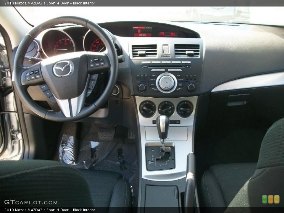 Black Interior Dashboard for the 2010 Mazda MAZDA3 s Sport 4 Door #45741318