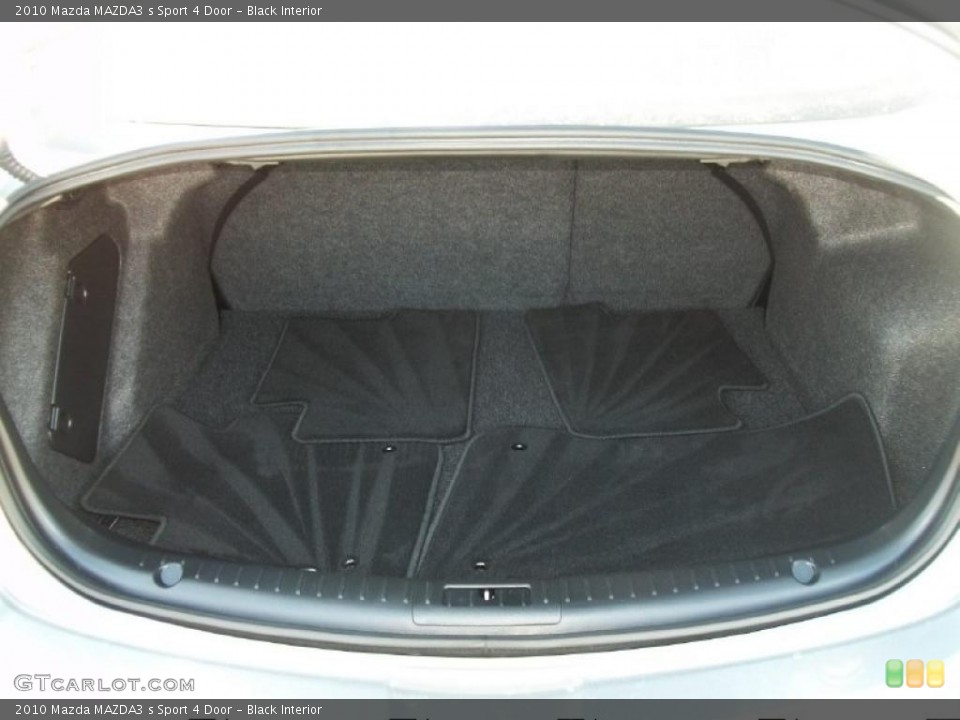 Black Interior Trunk for the 2010 Mazda MAZDA3 s Sport 4 Door #45741438