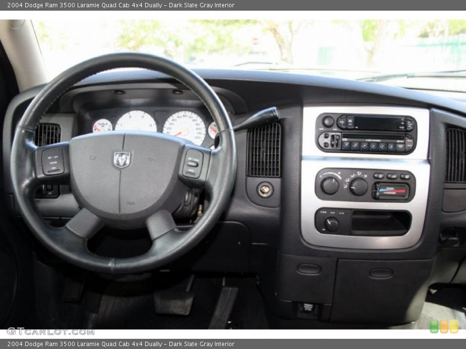 Dark Slate Gray Interior Dashboard for the 2004 Dodge Ram 3500 Laramie Quad Cab 4x4 Dually #45741606