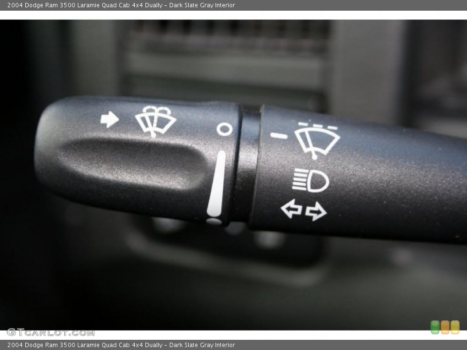 Dark Slate Gray Interior Controls for the 2004 Dodge Ram 3500 Laramie Quad Cab 4x4 Dually #45741686