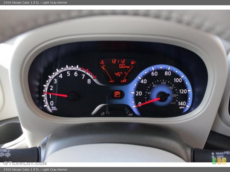 Light Gray Interior Gauges for the 2009 Nissan Cube 1.8 SL #45742030